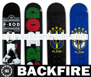 backfire skateboard ebony fingerboard,decking,composite decking
