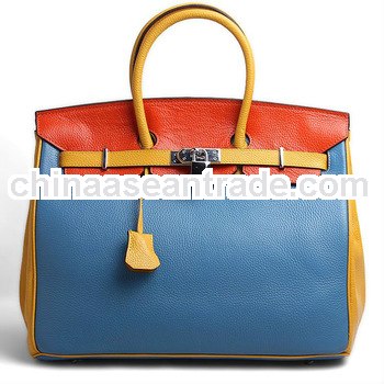 bags handbags,leather tote handbags,ladys rivet bags with key EMG1054