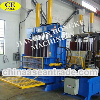 baling machine for waste tires