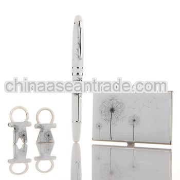 ball pen+ Card Holder + key ring Gift Set