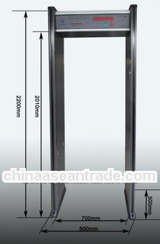 bank security door with LED light alarm