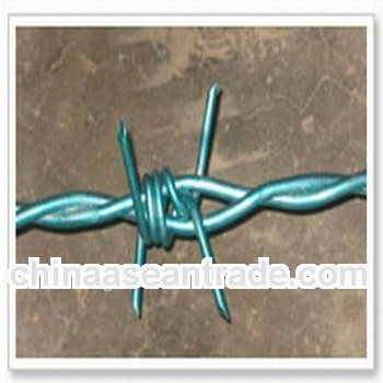 barbed wire pvc coated/factory/low price