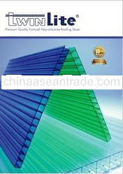 twinwall polycarbonate roofing sheet
