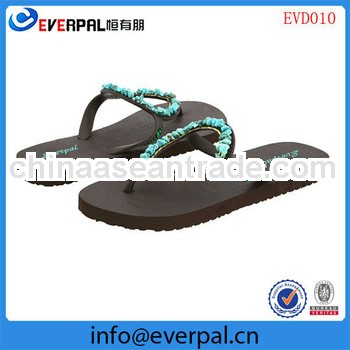 beaded flip flops for women with rubber strap stylish circular