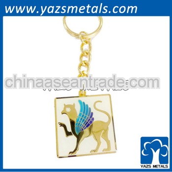 beautiful animal metal keychains with trendy designs for souvenir gifts for souvenir gifts and promo