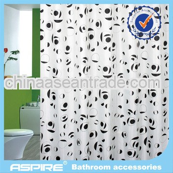 beautiful bathroom curtain patterns