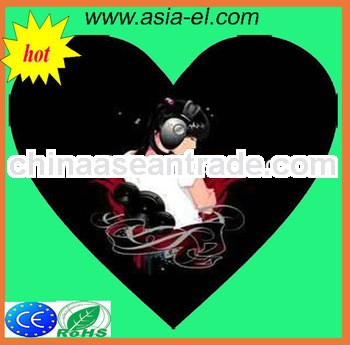 beautiful lady el t-shirt panel with inverter,light el shirt panel