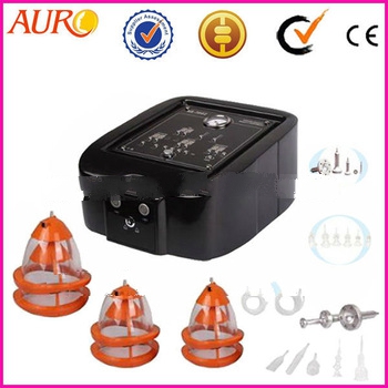 beautiful women breast with vacuum and sucking working 7002