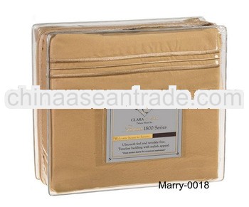bed sheet set microfiber Egyptian cotton 1800