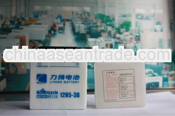 best sale motorcycle parts/12v lead acid storage battery(12N5-3B)