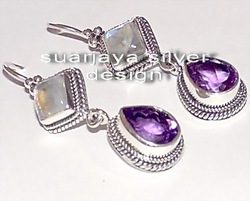 Two Tone Bali Earring