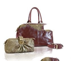 luxury leather handbag