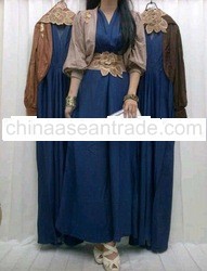 INDO09018 Denim Maxi Dress