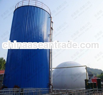 biogas storage tank for biogas plant --- with auto-control system, probing system, alarming system,