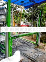 Semi-automated foamed concrete multi band saw cutting machine