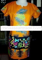 LADIES' BLOUSE: HANDMADE WAX BATIK