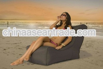 black Outdoor Lounger Bean Bag,relaxing beaqnbag lounge,lazy chair