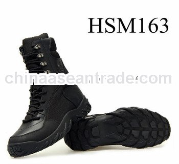 black US infantry military type tactical gear police boots for army barracks