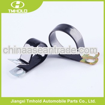 black color no rubber fixing p-clamps soak in pvc