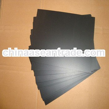 black non-adhensive pvc sheet for photo album