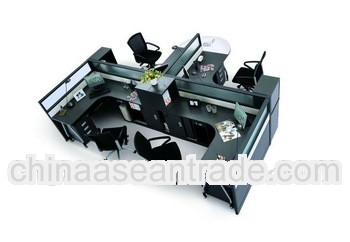 black office partition