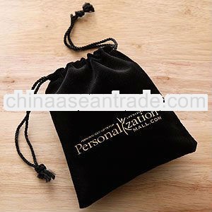 black velvet drawstring bag pouch wholesales