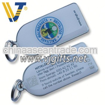 blank customized logo metal keychains