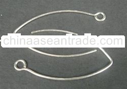 EWFMN57 - 925 Sterling Silver Teardrop Earwire