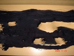 Blue Denim Thread Waste