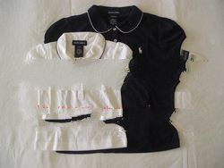 girls single jersey polo top