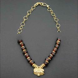 Brass necklace Y.230c-3