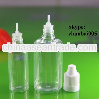 bottle Child-proof cap E-liquid/ E-cig Drops Container 20ml 30ml with long thin tip SGS and TUV