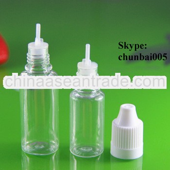 bottle eye drops for e-liquid with child proof with long thin tip SGS and TUV