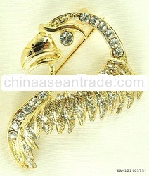 Eagle Pin Brooch Austrian Crystal