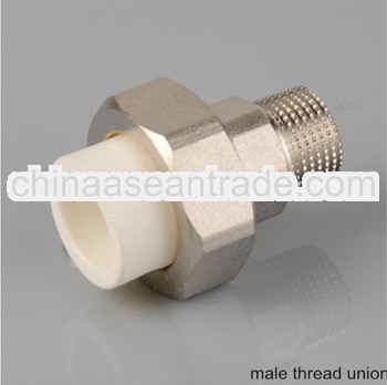 brass fitting male threaded union for water pipe