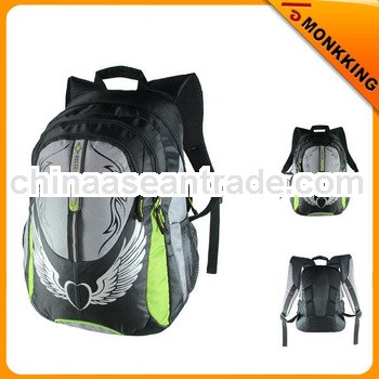 bright and black fashional backpack