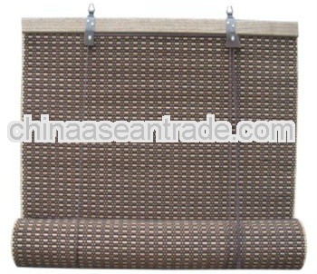 brown trendy woven bamboo curtains