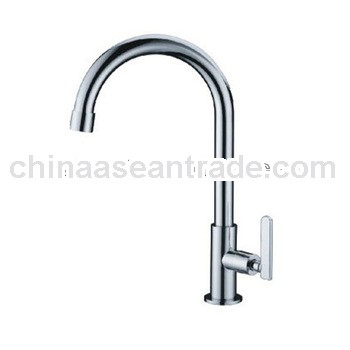 brushed nickel kitchen faucet tap mixer