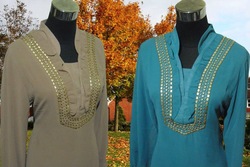 High Collar Islamic Blouse
