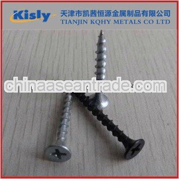 bugle head philips self drilling drywall screw black phosphated