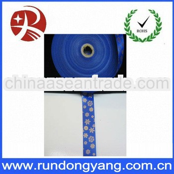 bule metallic ribbon for party