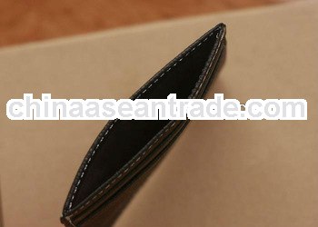 business gifts PU leather card holder wallet with customized logo