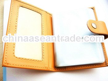 business gifts card holder leather wallet with logo