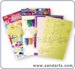 Sand Art Glitter with Photo Frame - Pre-packed Kit