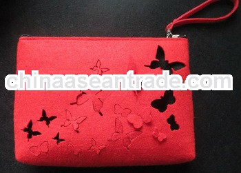 butterfly felt bag for wallet