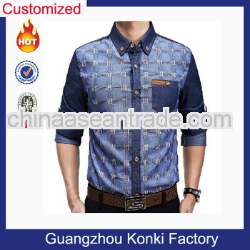 button down collar oxford shirt for man