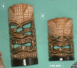 Tiki plaques wall decorative