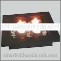 SB WCH-007 Wood candle holders