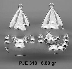 PJE 318 6.80gr Silver Earring