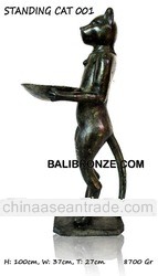 STANDING CAT001 - BaliBronze.Com